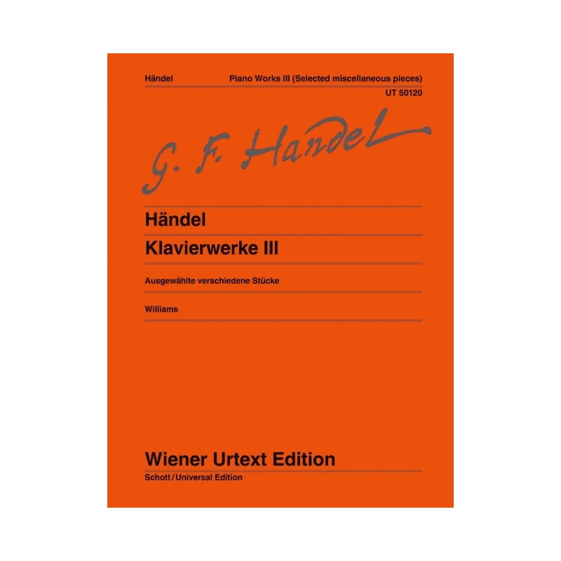 Handel, George Frideric - Keyboard Works Vol. 3
