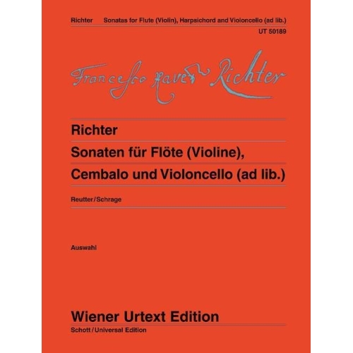 Richter, Franz Xaver - Sonatas