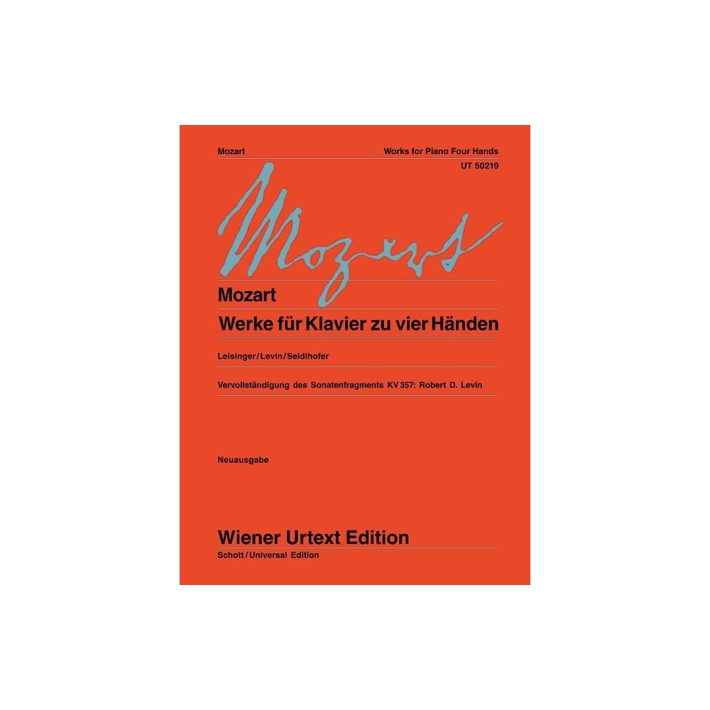 Mozart, Wolfgang Amadeus - Works for Piano for four Hands 
