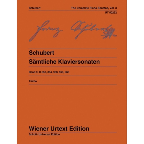 Schubert, Franz - The Complete Piano Sonatas Vol. 3