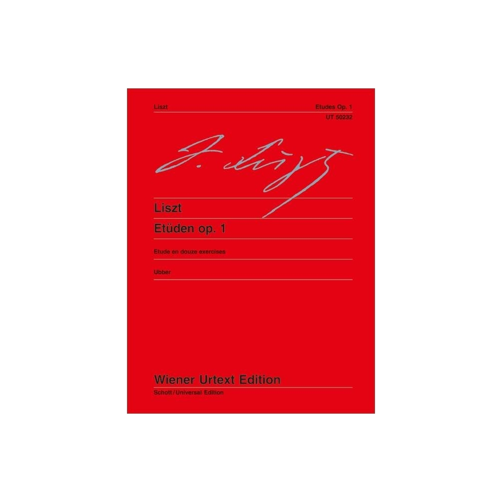 Liszt, Franz - 12 Studies op. 1 