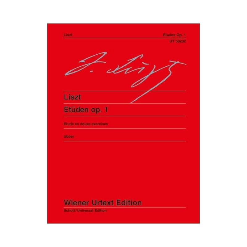 Liszt, Franz - 12 Studies op. 1 