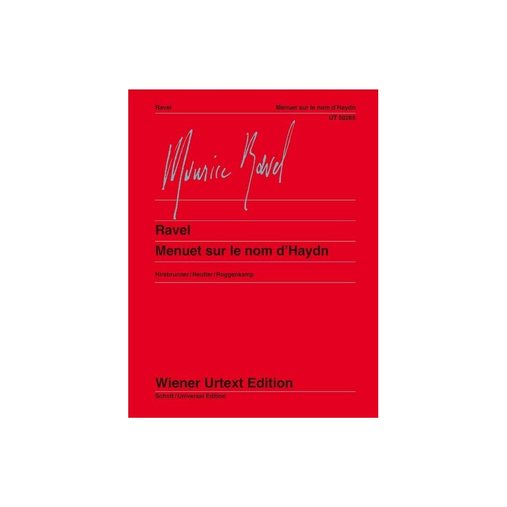 Ravel, Maurice - Menuet sur le nom d'Haydn 