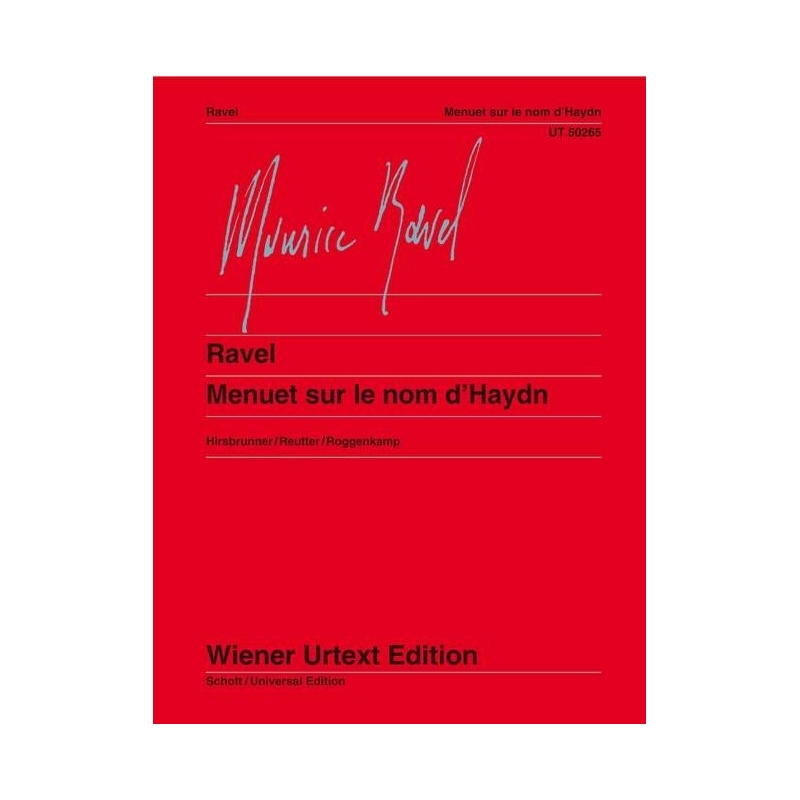 Ravel, Maurice - Menuet sur le nom d'Haydn 