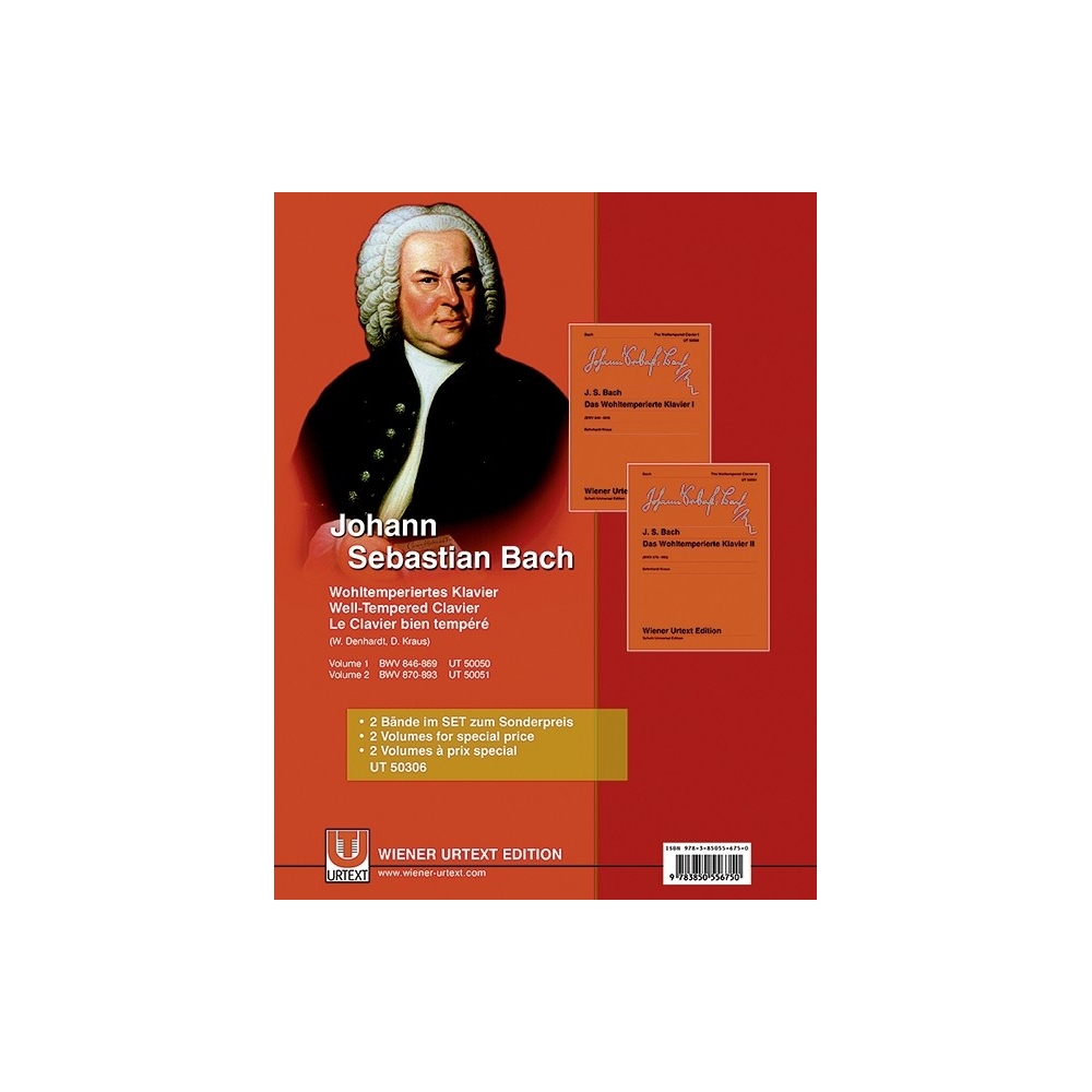 Bach, J.S - The Well-Tempered Clavier Part I und II kplt.