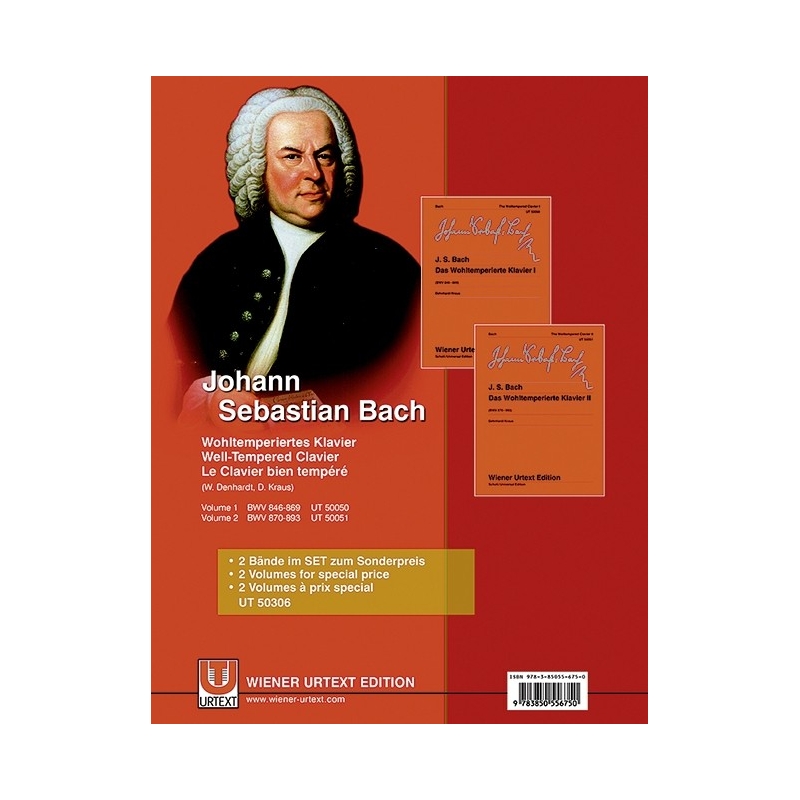 Bach, J.S - The Well-Tempered Clavier Part I und II kplt.
