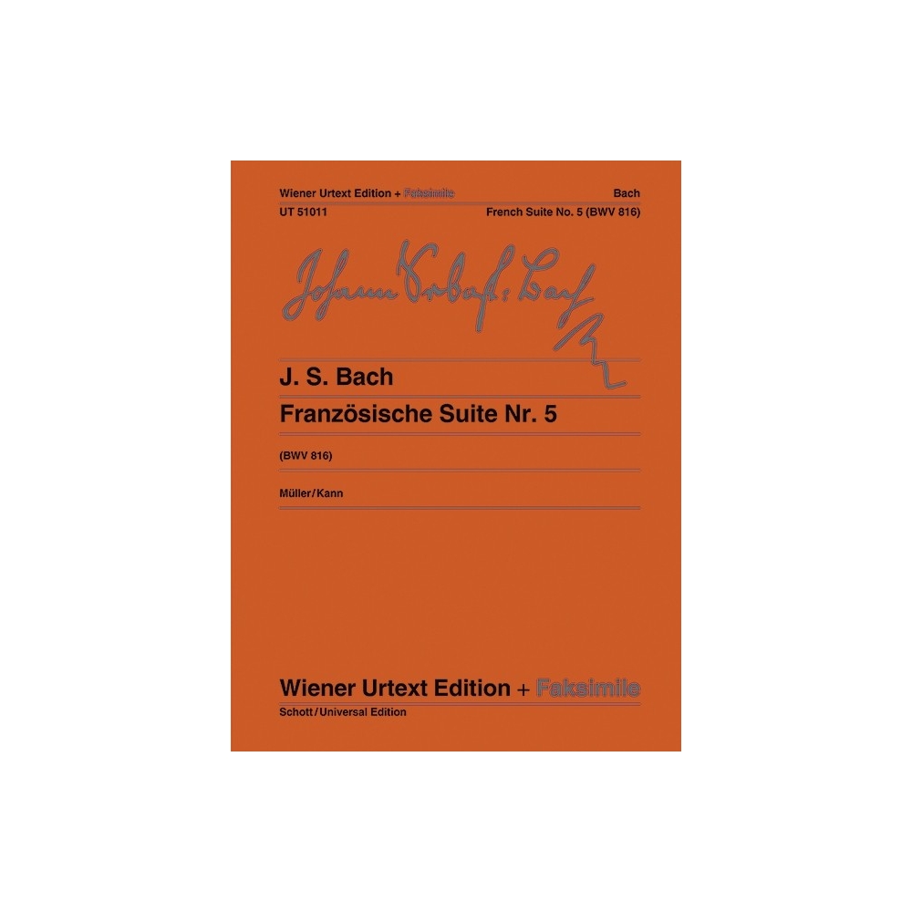 Bach, J.S - French Suite No. 5 BWV 816 