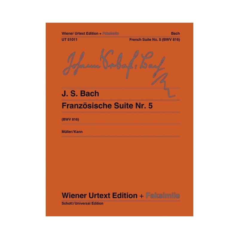 Bach, J.S - French Suite No. 5 BWV 816