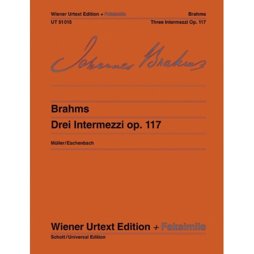 Brahms, Johannes - Three Intermezzi op. 117