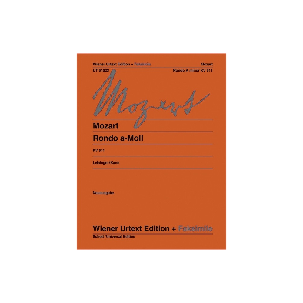 Mozart, Wolfgang Amadeus - Rondo A minor K 511 