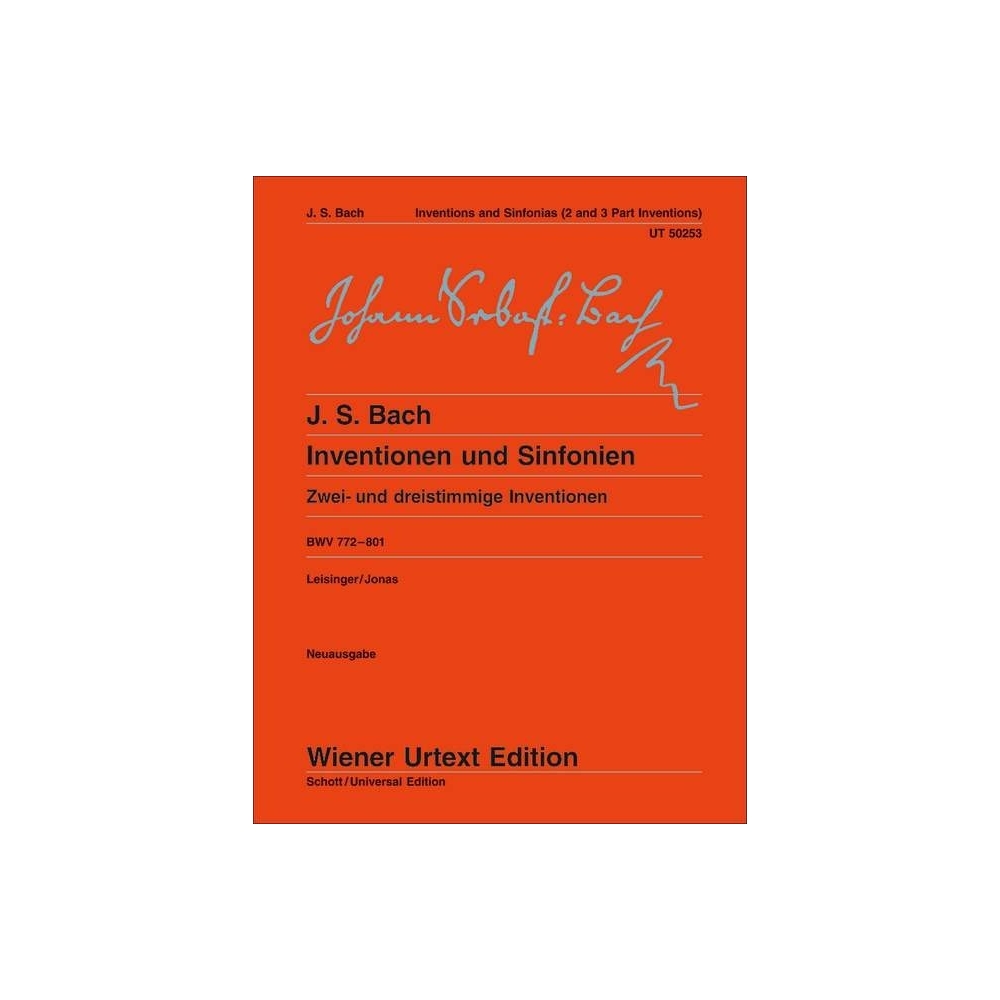 Bach, J.S - Inventions and Symphonies BWV 772 - 801 