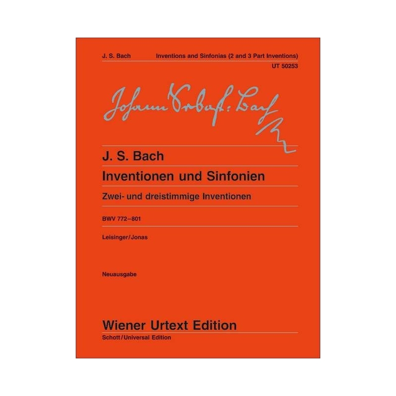 Bach, J.S - Inventions and Symphonies BWV 772 - 801 