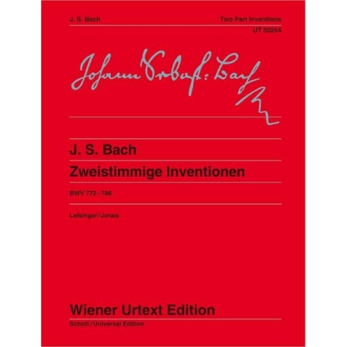 Bach, J.S - Two-Part Inventions BWV 772-786