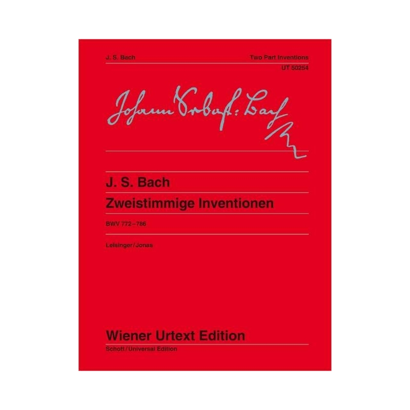 Bach, J.S - Two-Part Inventions BWV 772-786 