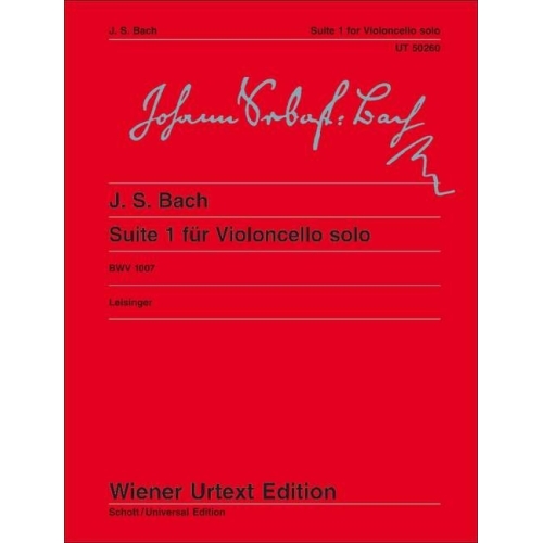 Bach, J.S - Suite I G Major...
