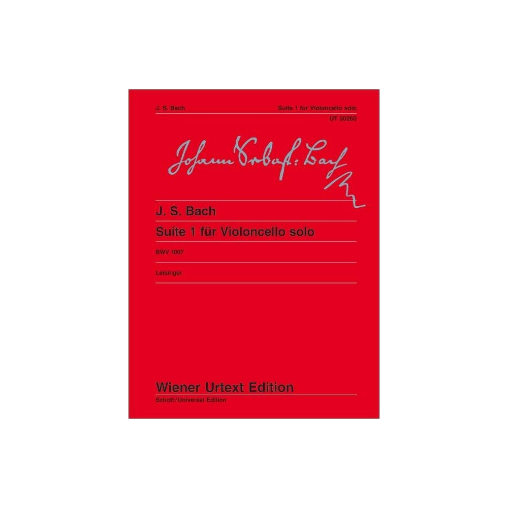 Bach, J.S - Suite I G Major BWV 1007 