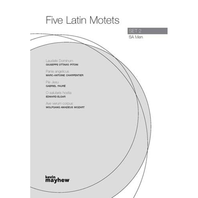 Five latin Motets Set 2 / unis-2-3 part