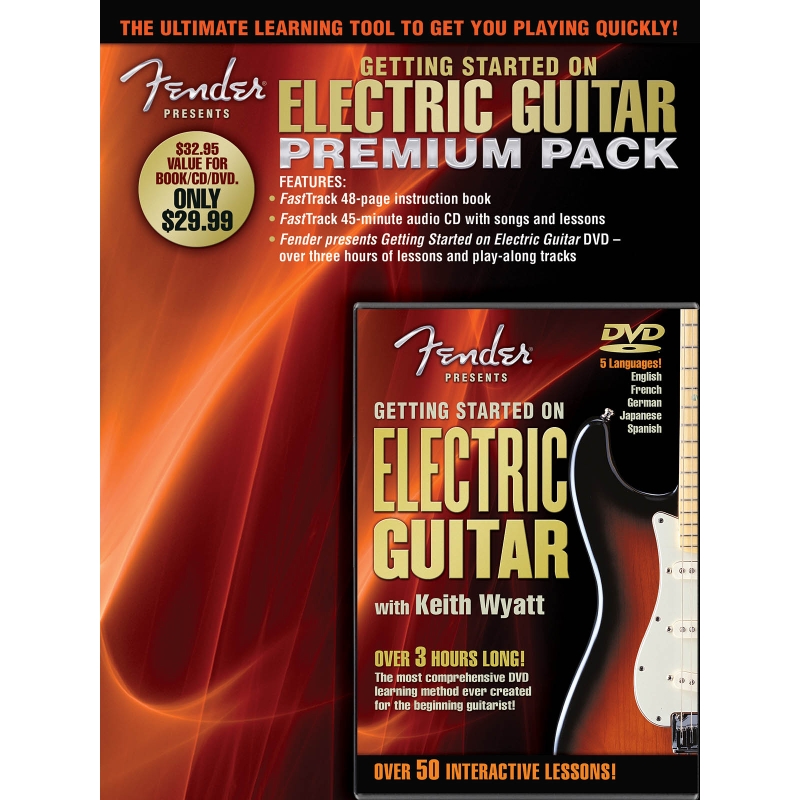 Fender Presents: Getting Started On Electric Guitar – Premium Pack -