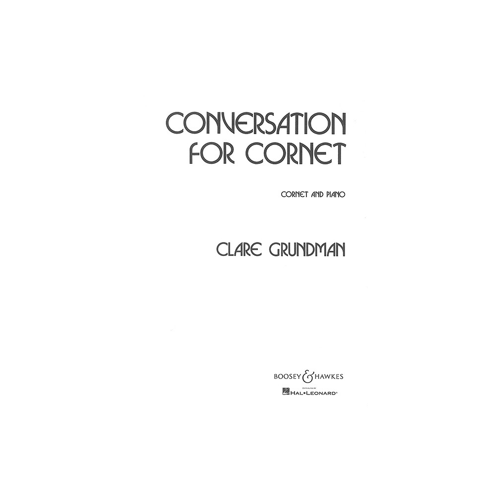 Grundman, Clare - Conversation for Cornet 
