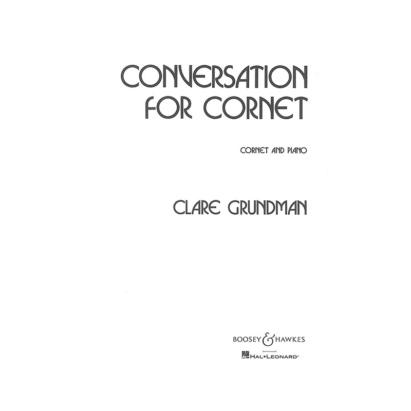 Grundman, Clare - Conversation for Cornet 