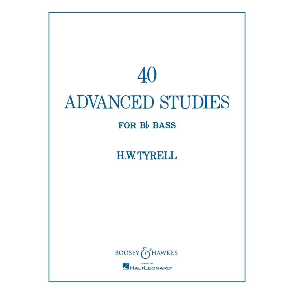 Tyrell, H. W. - Advanced Studies for Bb Bass 