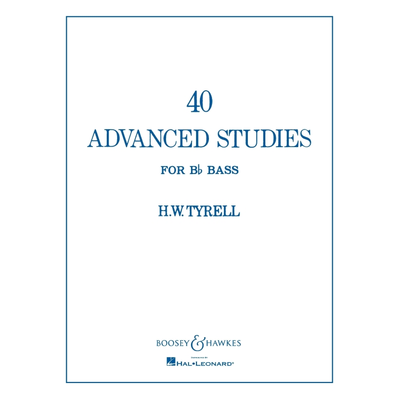 Tyrell, H. W. - Advanced Studies for Bb Bass 