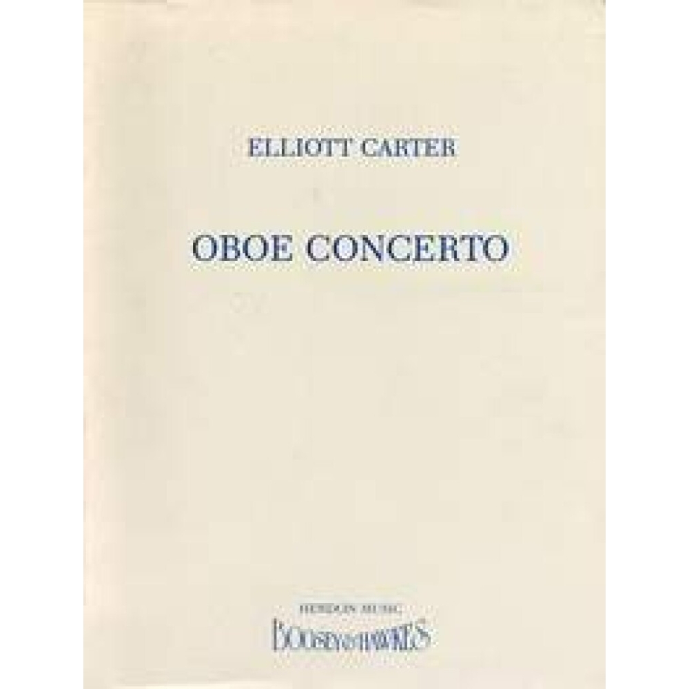 Carter, Elliott - Oboe Concerto 