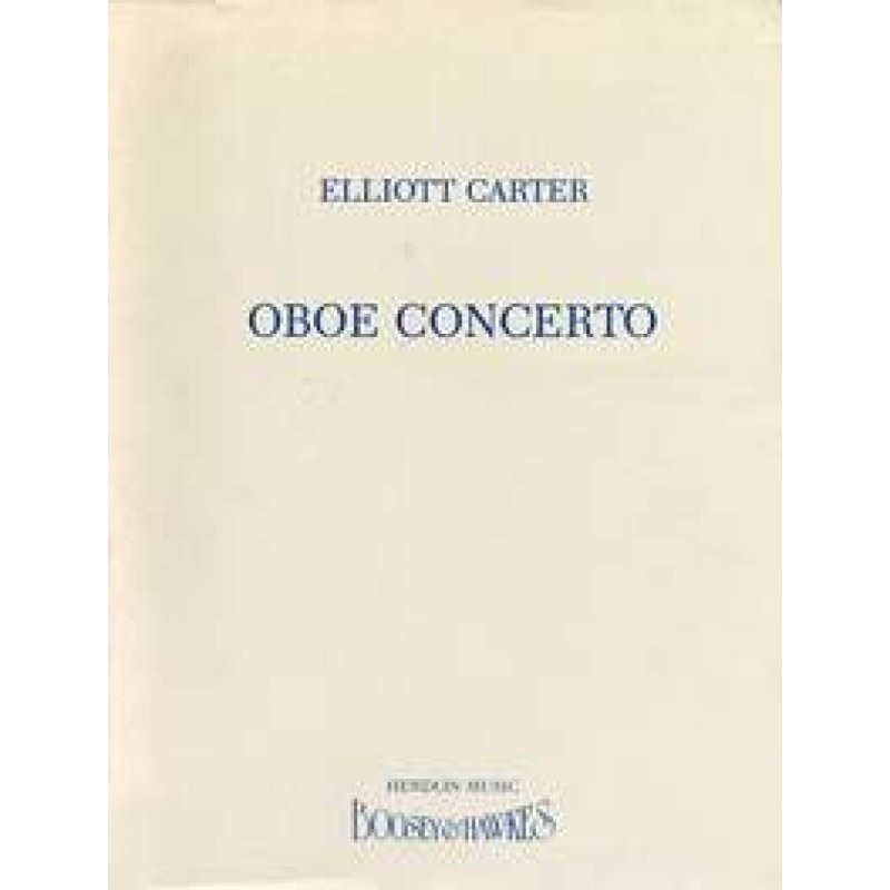 Carter, Elliott - Oboe Concerto