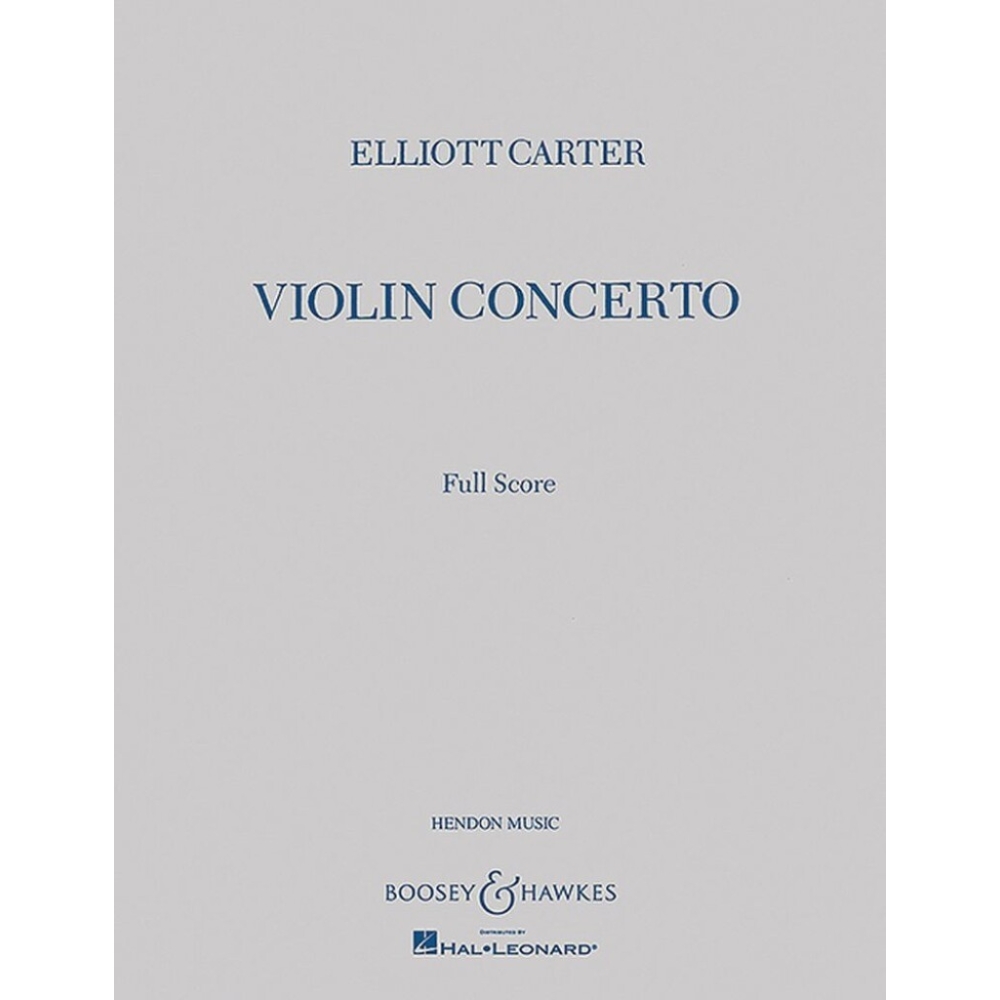 Carter, Elliott - Violin Concerto 