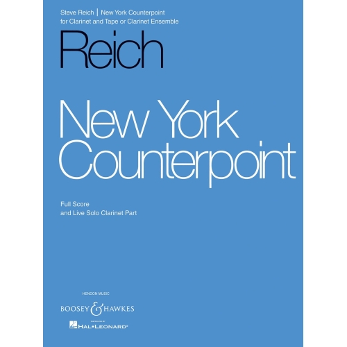 Reich, Steve - New York Counterpoint