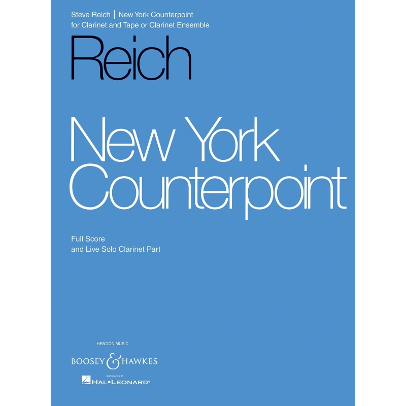 Reich, Steve - New York Counterpoint