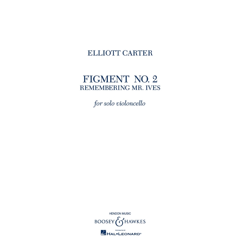 Carter, Elliott - Figment No. 2 