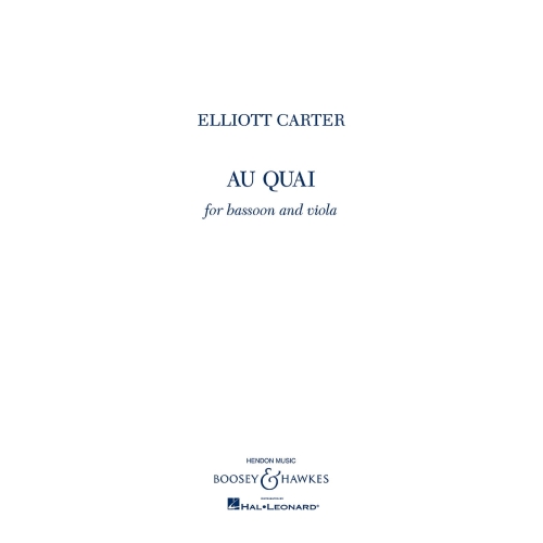 Carter, Elliott - Au Quai 