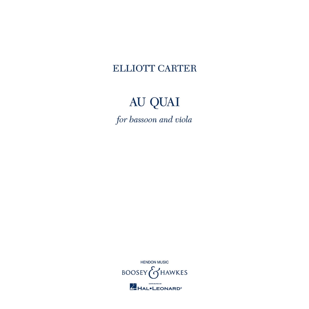 Carter, Elliott - Au Quai 