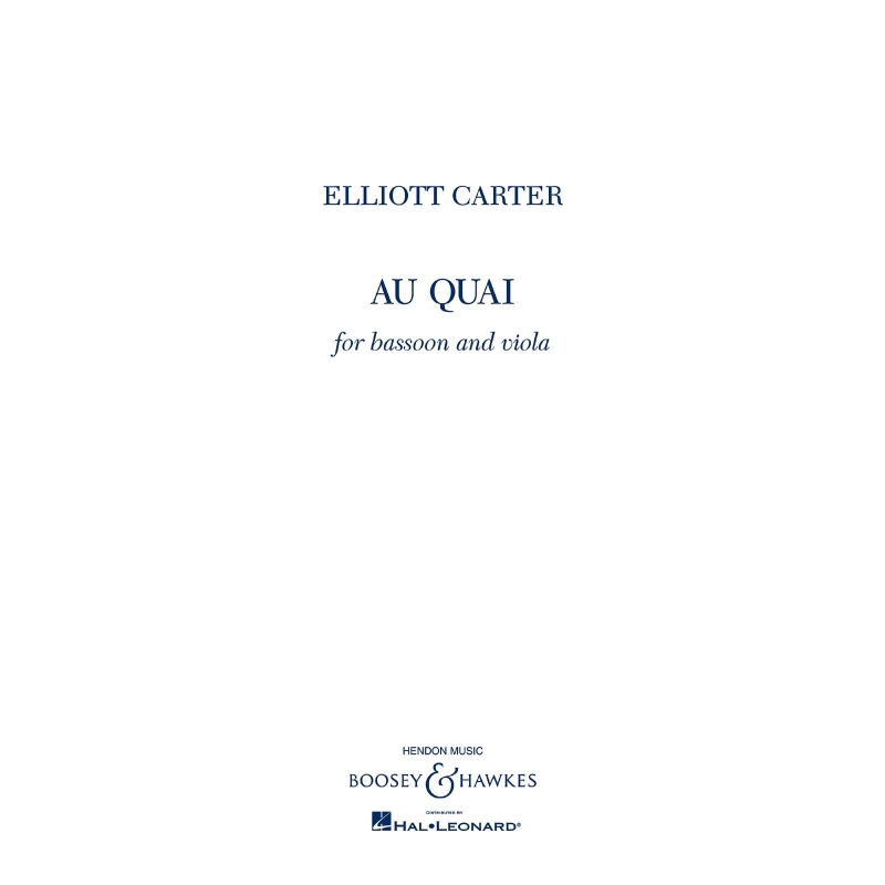 Carter, Elliott - Au Quai