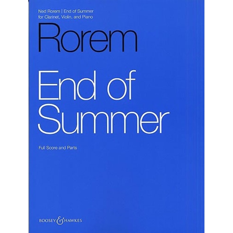 Rorem, Ned - End of Summer 