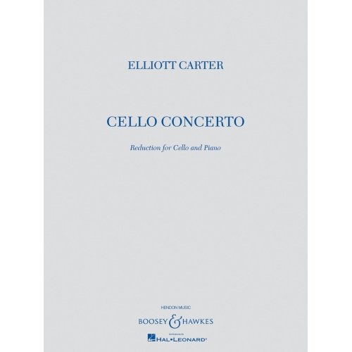 Carter, Elliott - Cello Concerto