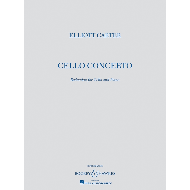Carter, Elliott - Cello Concerto