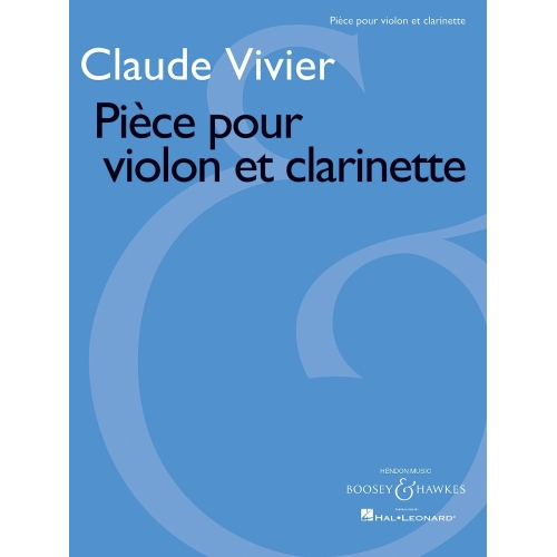 Vivier, Claude - Pièce pour...