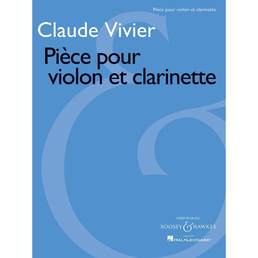 Vivier, Claude - Pièce pour violon et clarinette 