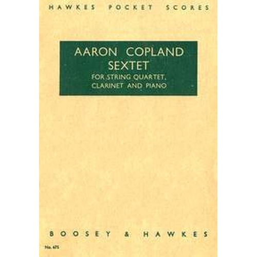 Copland, Aaron - Sextet HPS...