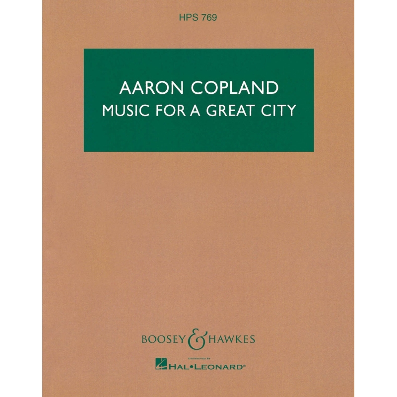 Copland, Aaron - Music For A Great City
