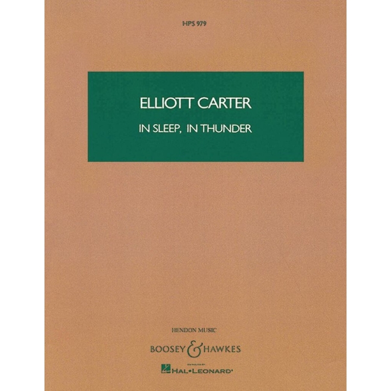 Carter, Elliott - In Sleep, In Thunder HPS 979