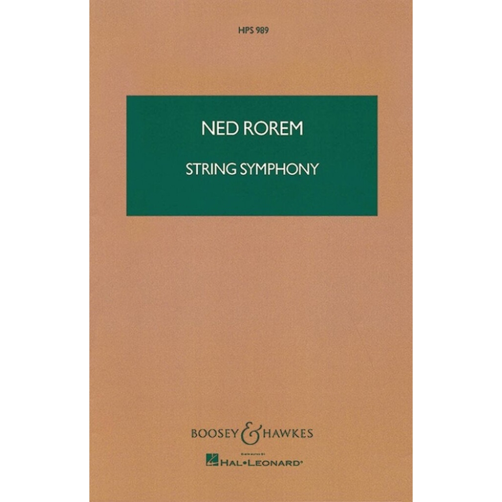 Rorem, Ned - String Symphony HPS 989