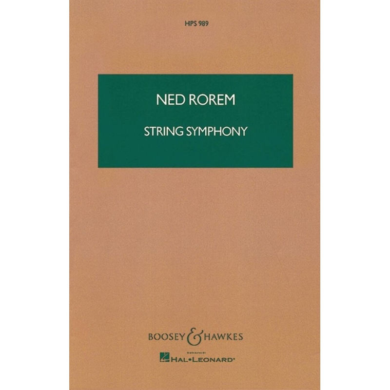 Rorem, Ned - String Symphony HPS 989