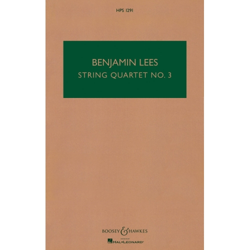 Lees, Benjamin - String Quartet No. 3