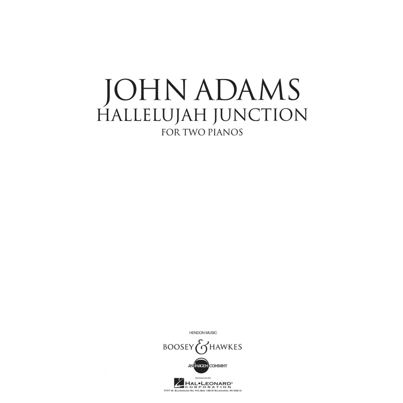 Adams, John - Hallelujah Junction