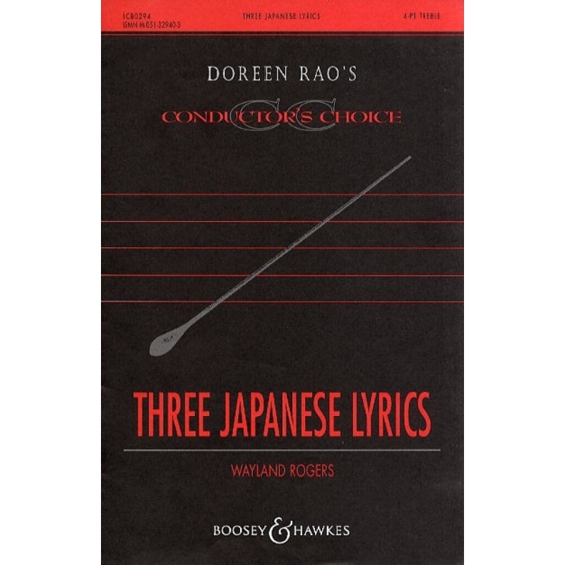 Rogers, Wayland - Three Japanese Lyrics