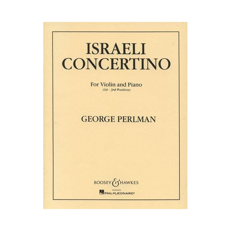 Perlman, George - Israeli Concertino 
