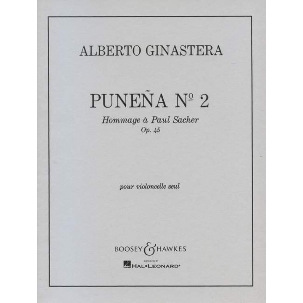 Ginastera, Alberto - Punena No. 2 op. 45 